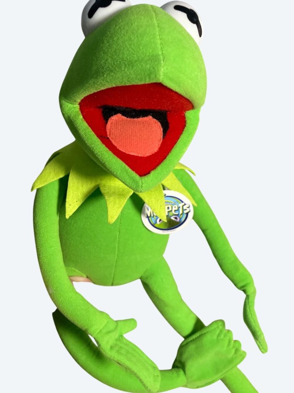Jim Hensons Muppets Kermit The Frog Plush Doll 16" Synthetic Fibers - Picture 5 of 14